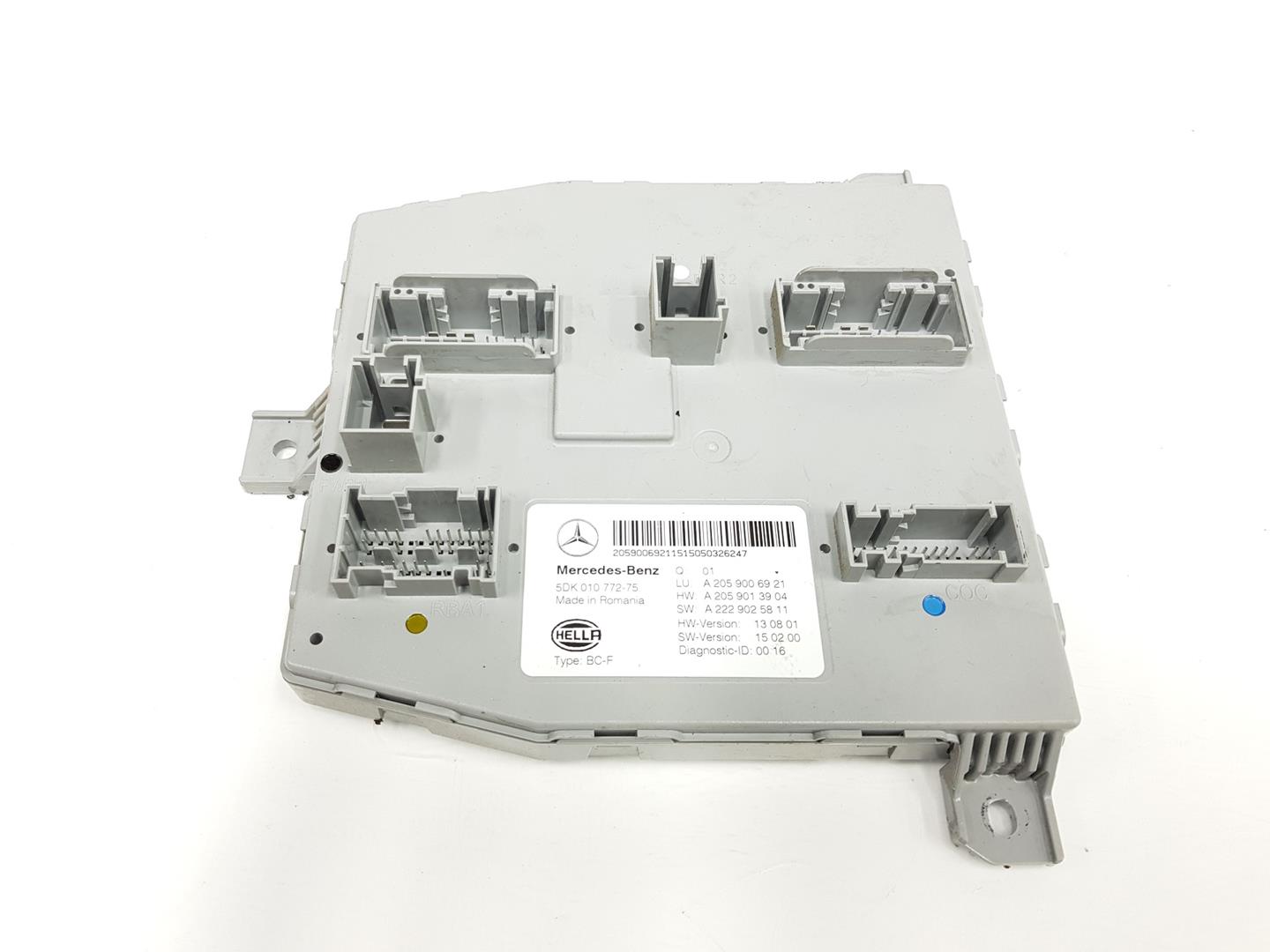 MERCEDES-BENZ C-Class W205/S205/C205 (2014-2023) Other Control Units A2059006921, A2059006921 23778056