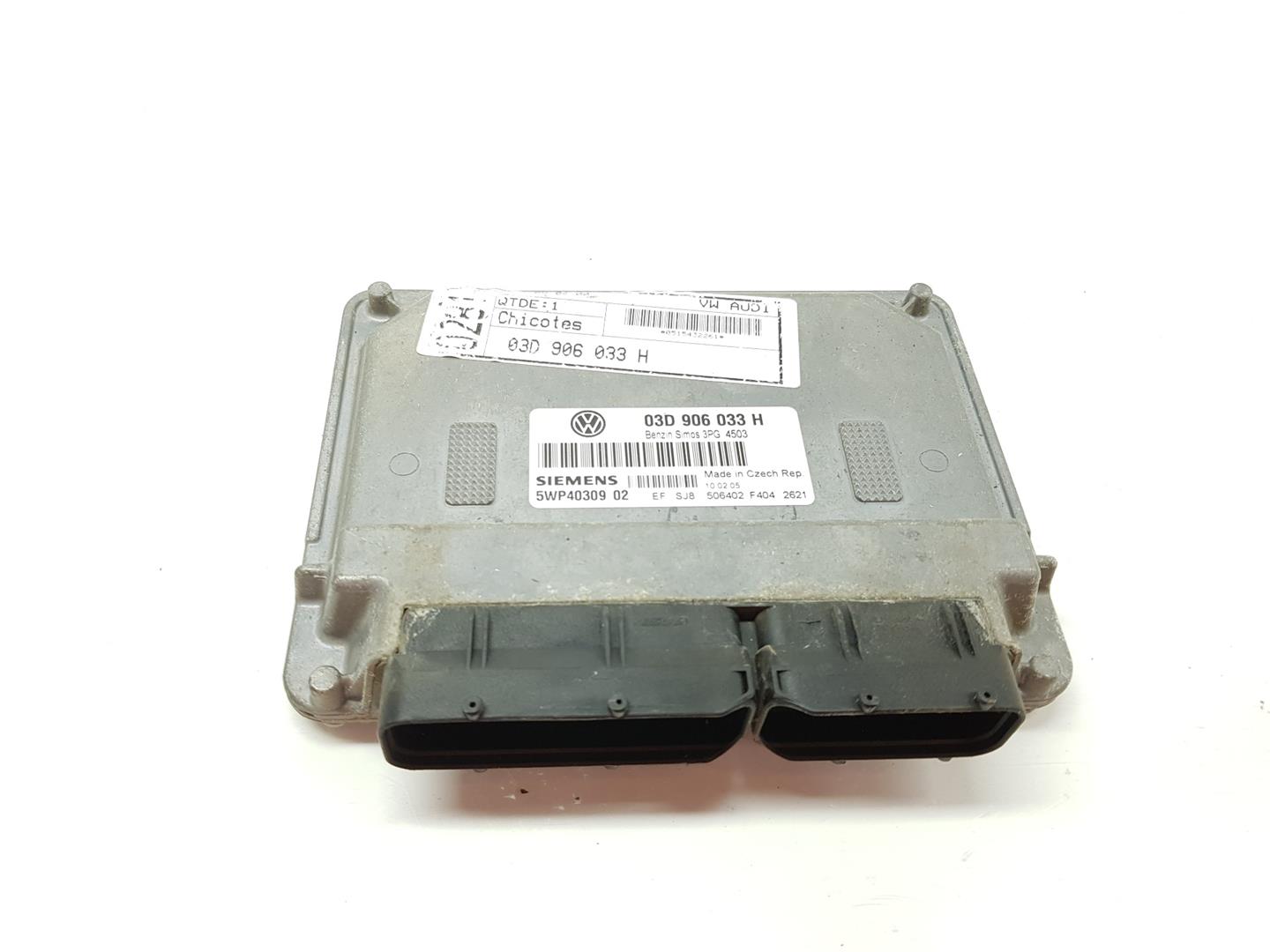 VOLKSWAGEN Fox 3 generation (2009-2020) Motora vadības bloks 03D906033H, 03D906033H 24884529