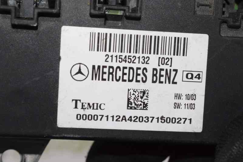 MERCEDES-BENZ E-Class W211/S211 (2002-2009) Kiti valdymo blokai 2115452132 19559060