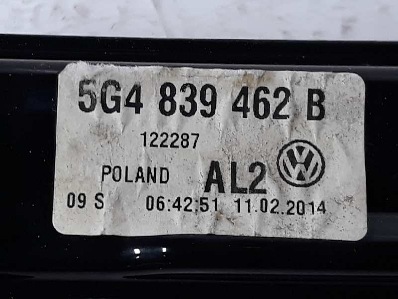 VOLKSWAGEN Golf 7 generation (2012-2024) Jobb hátsó ajtó ablakemelője 5G4839462B,5G4839462B 19701192