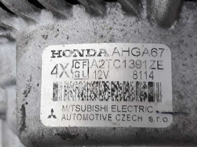 HONDA Civic 8 generation (2005-2012) Генератор 31100RNAA01, AHGA67, A2TC1391ZE 19908509