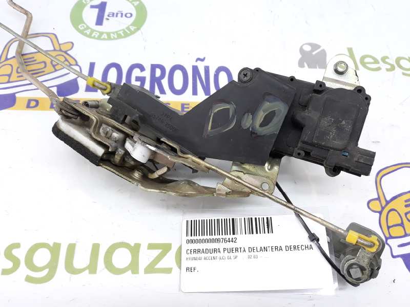 HYUNDAI Accent LC (1999-2013) Front Right Door Lock 7600425031, 7600425031 19629410