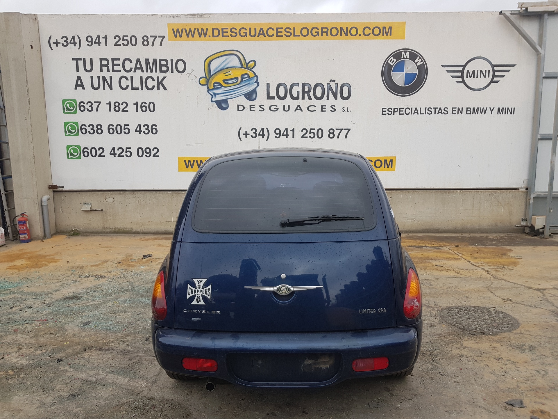 CHRYSLER PT Cruiser 1 generation (2000-2010) Крышка багажника 5015483AC,5015483AC,AZUL2222DL 26364032