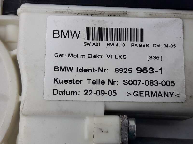 BMW X3 E83 (2003-2010) Маторчик стеклоподъемника передней левой двери 67626925963,6925963 19608058