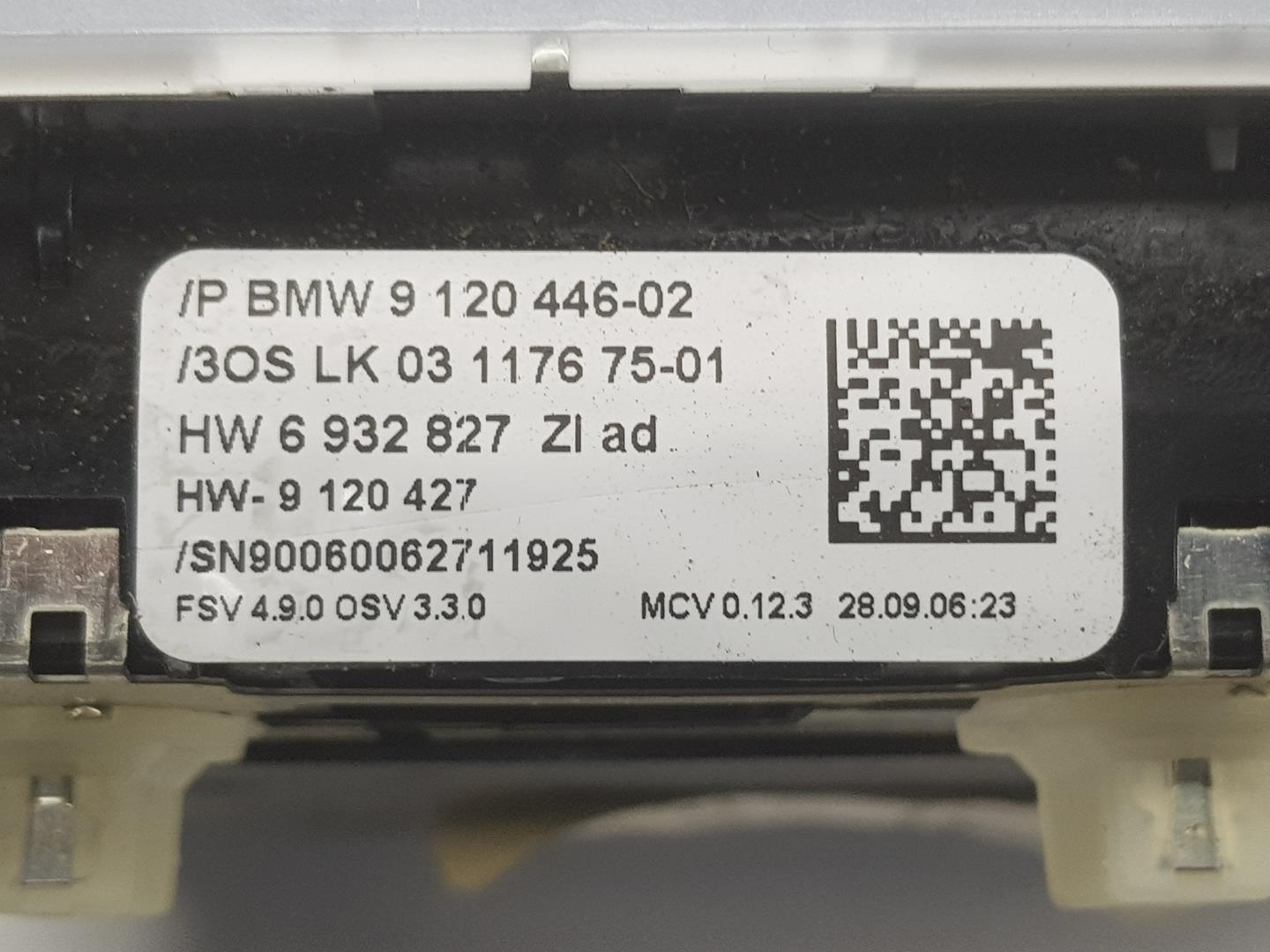 BMW 3 Series E90/E91/E92/E93 (2004-2013) Citas salona daļas 61319201645, 9201645 19822356