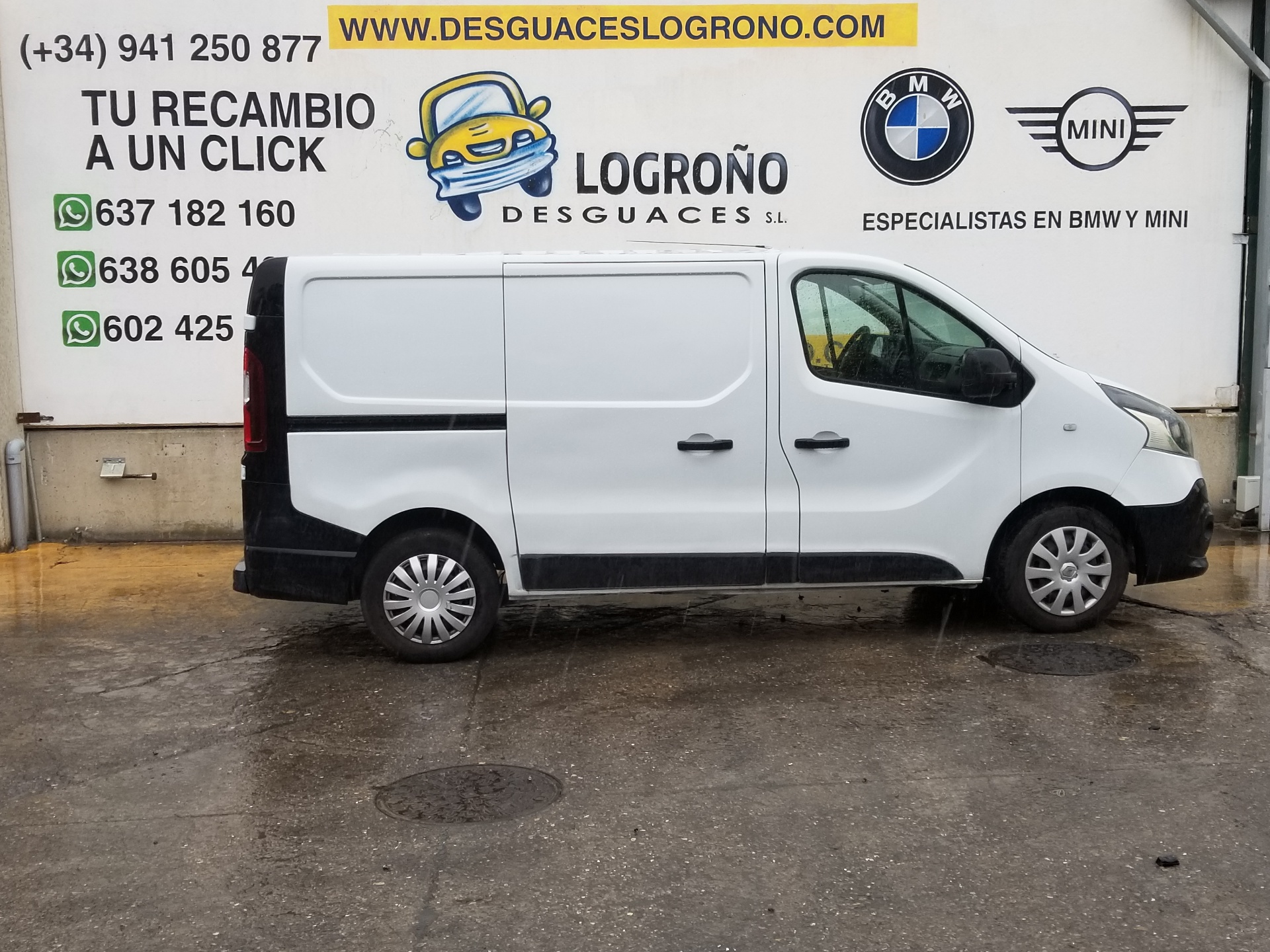 RENAULT Trafic 2 generation (2001-2015) Стеклоподъемник передней правой двери 807207538R,807207538R 24222297