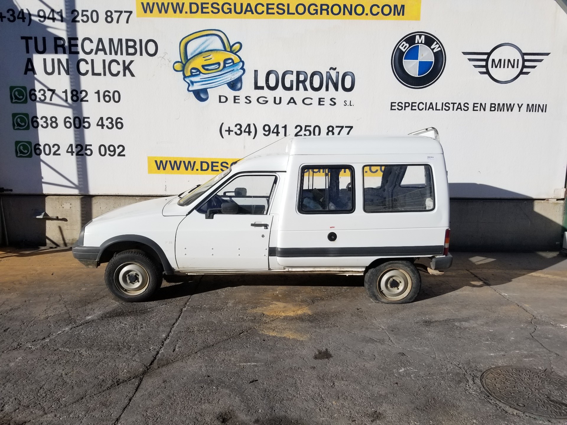 CITROËN C15 Зеркало передней левой двери 96029034YB,96029034YB 24209589