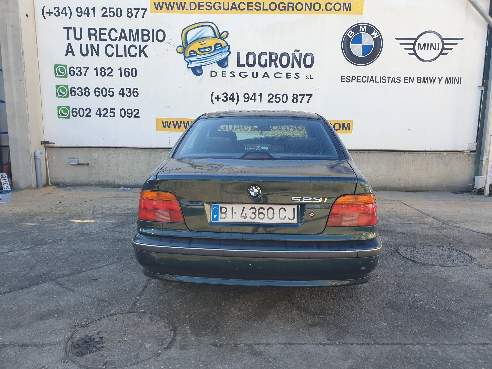 BMW 5 Series E39 (1995-2004) Бачок омывателя 61668361443,61668361443 24233618