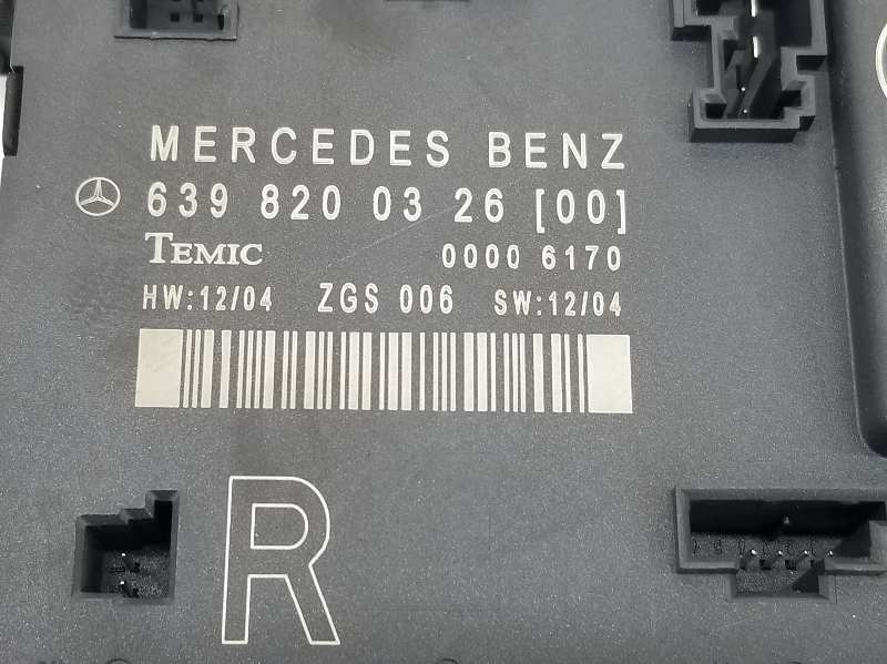 MERCEDES-BENZ Viano W639 (2003-2015) Other Control Units A6398200326,6398200326,00006170 19737085