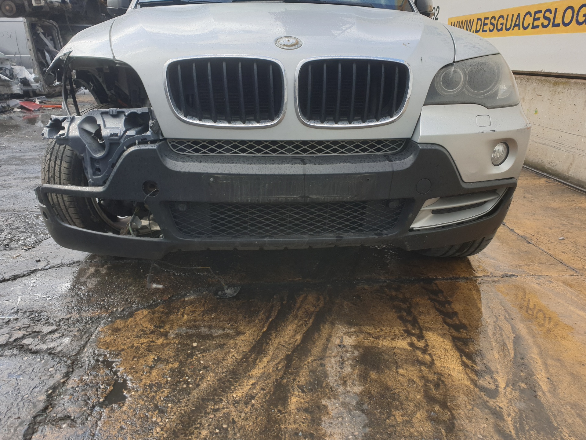 BMW X5 E70 (2006-2013) Aizmugurējo kreiso durvju loga pacēlāja motorīts 67627267691,7267691 24228751