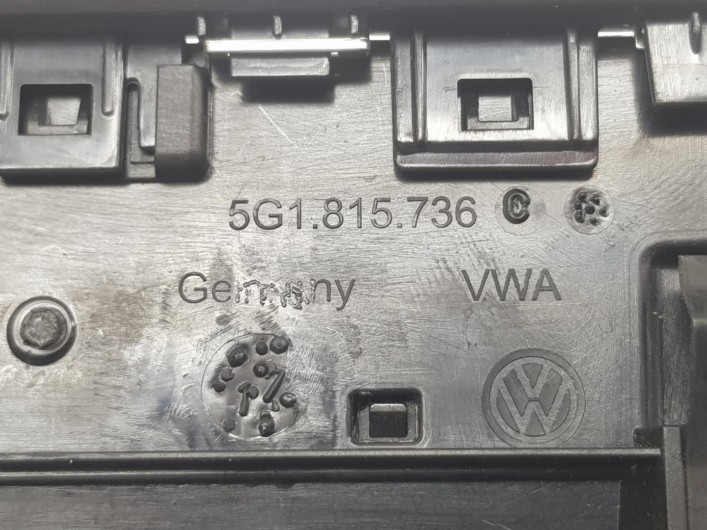 VOLKSWAGEN Golf 7 generation (2012-2024) Другие внутренние детали 5G1819728AG, 5G1815736C 20354131