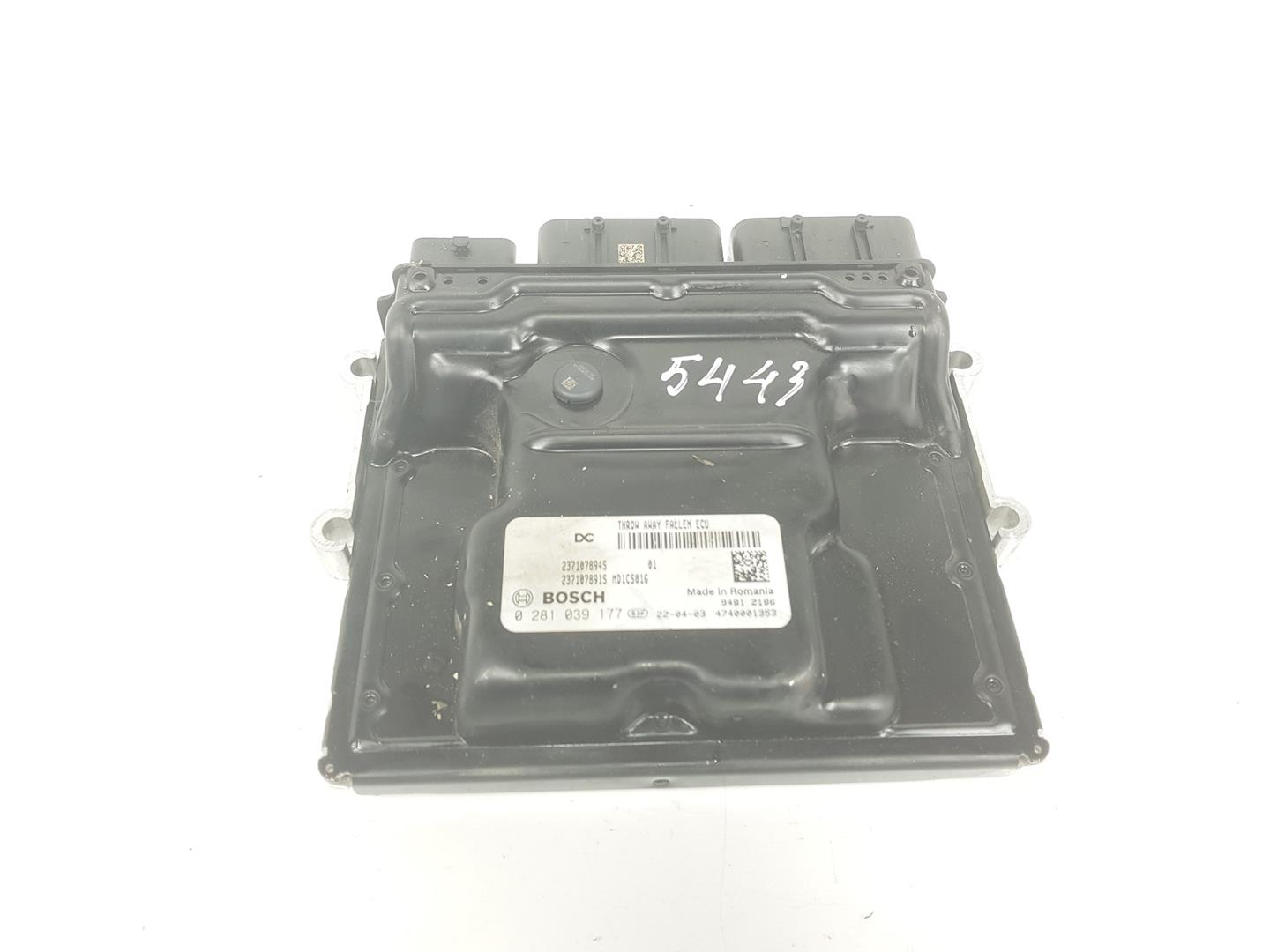 DACIA Lodgy 1 generation (2013-2024) Moottorin ohjausyksikkö ECU 237107894S,237107891S,MATERIALNUEVO 19856119