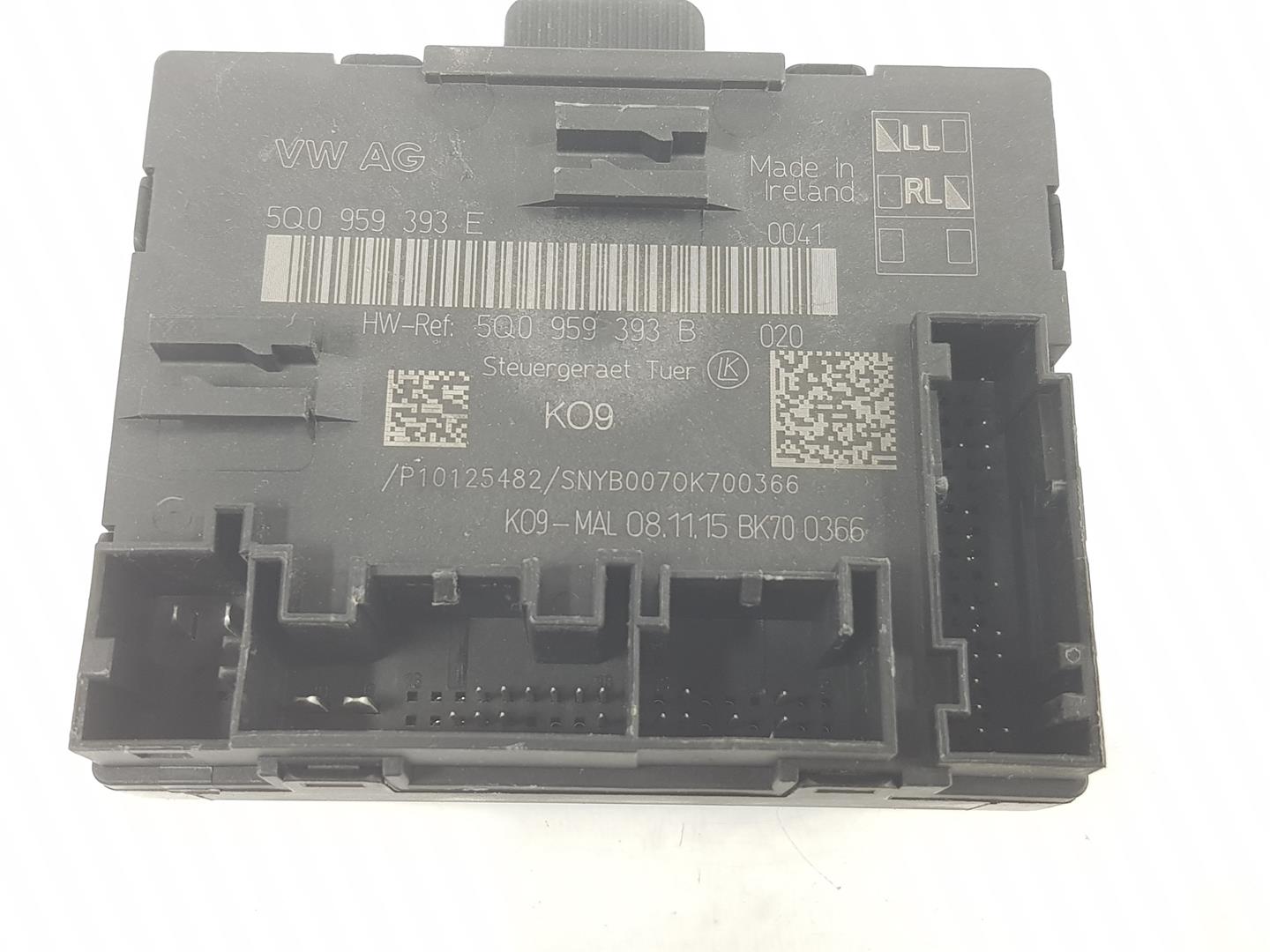 VOLKSWAGEN Variant VII TDI (2014-2024) Other Control Units 5Q0959393E, 5Q0959393B 19792546