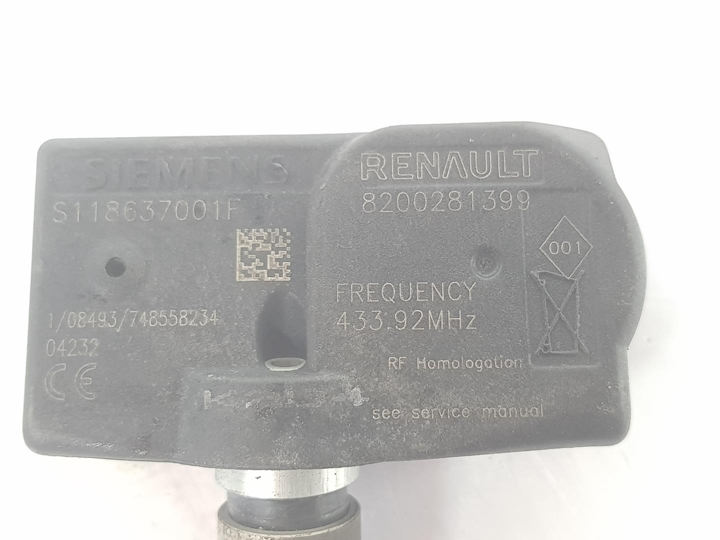 RENAULT Scenic 2 generation (2003-2010) Padangų oro slėgio daviklis 8200281399, 8200281399 20362711