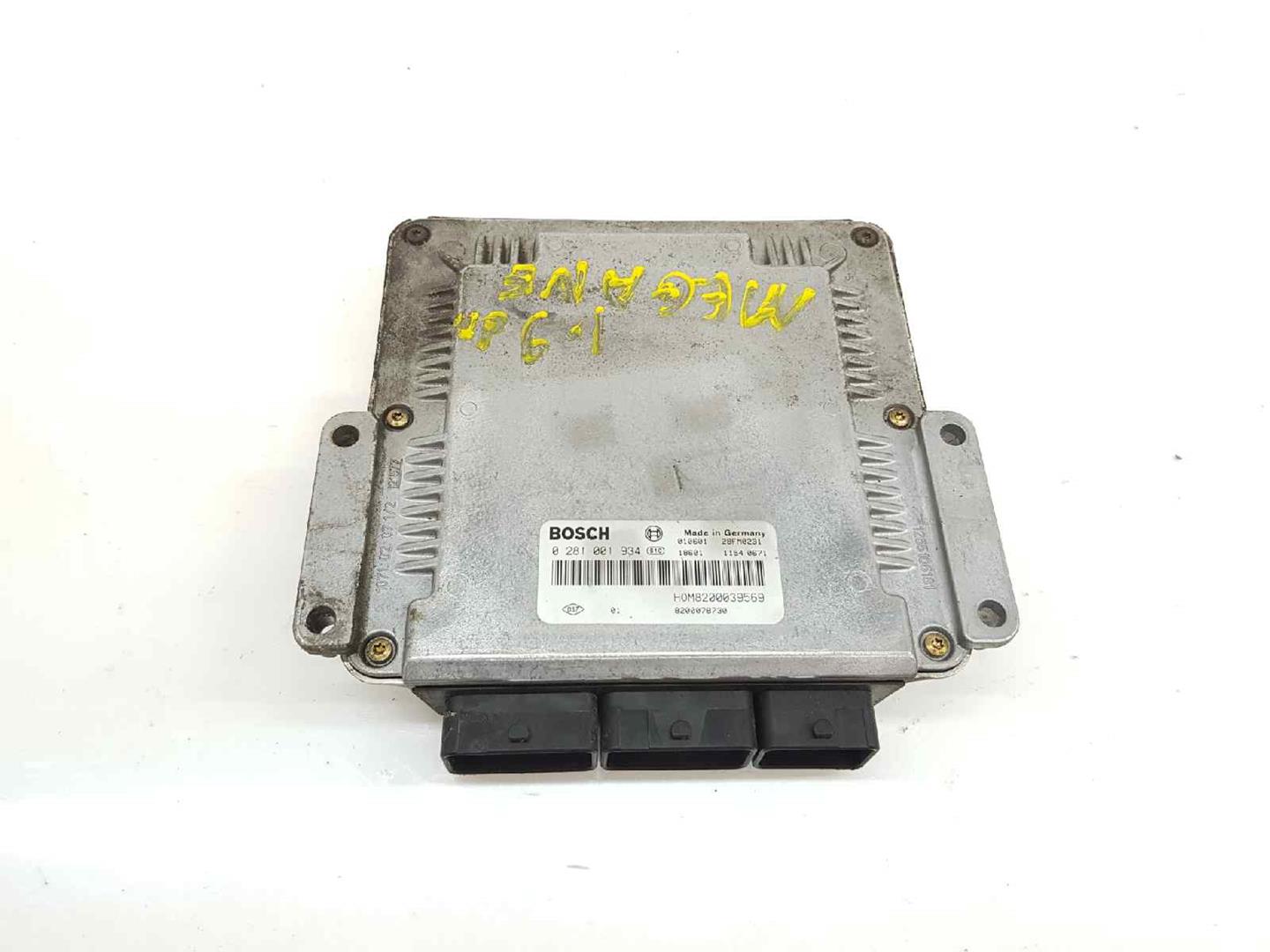 RENAULT Scenic 1 generation (1996-2003) Engine Control Unit ECU 8200039569 19681086