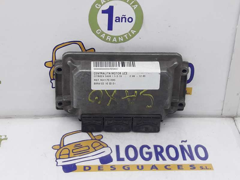 CITROËN Saxo 2 generation (1996-2004) Motorkontrollenhet ECU 9641757480, 0281001839, AS4 19558392