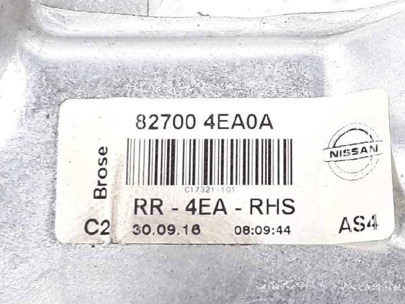 NISSAN Qashqai 2 generation (2013-2023) Bakre høyre dør vindusregulator 827004EA0A,827004EA0A 19702324