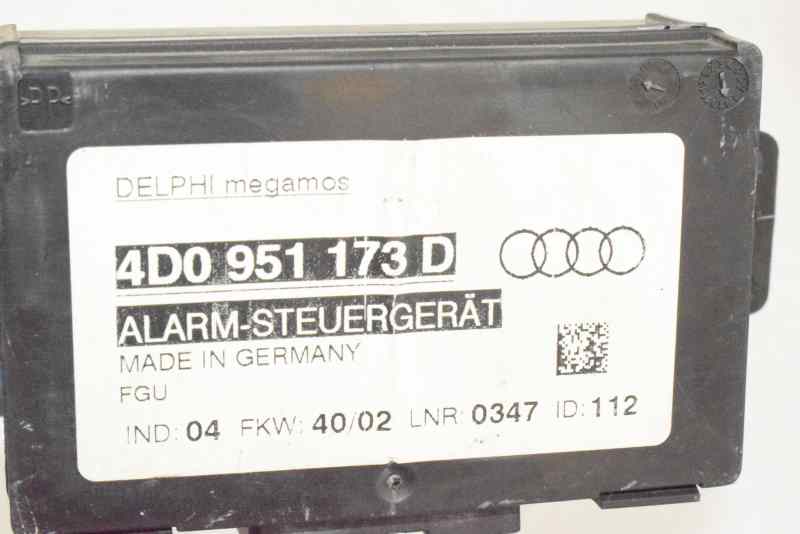 AUDI A6 C5/4B (1997-2004) Unitate de control alarmă 4D0951173D,4D0951173D 19598867