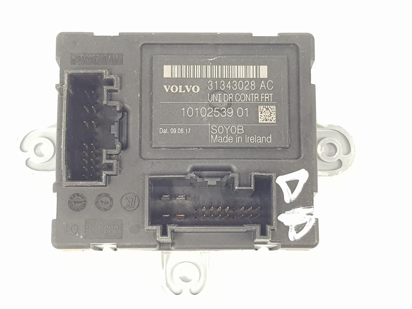 VOLVO XC60 1 generation (2008-2017) Kiti valdymo blokai 31343028AC, 31343028AC 19935504