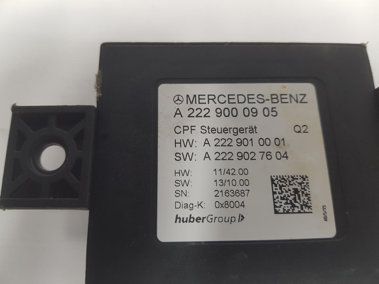 MERCEDES-BENZ C-Class W205/S205/C205 (2014-2023) Другие блоки управления A2229000905, A2229000905 19834095