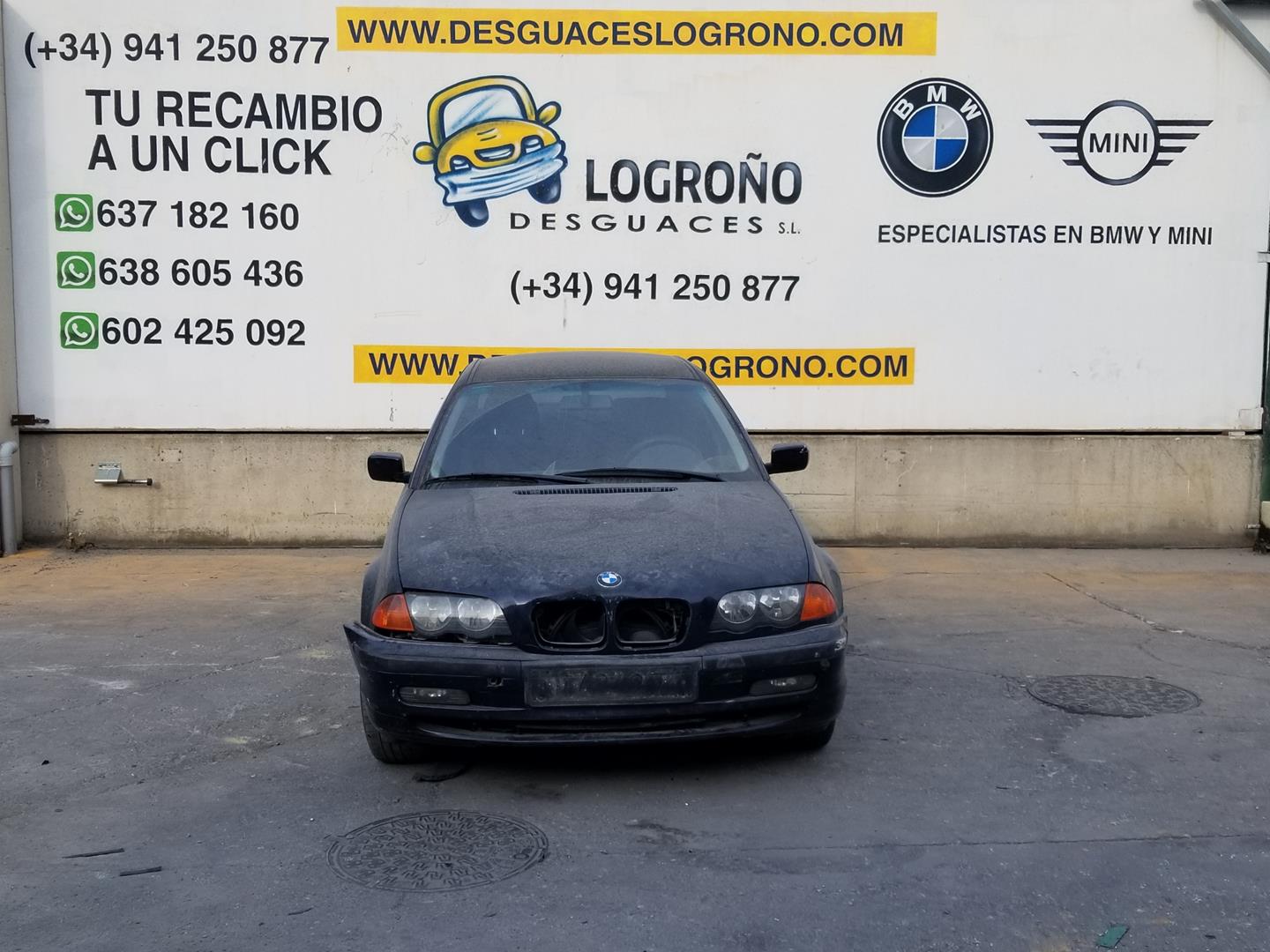 BMW 3 Series E46 (1997-2006) Стеклоподъемник передней правой двери 51337020660, 7020660, SINMOTOR 19833582