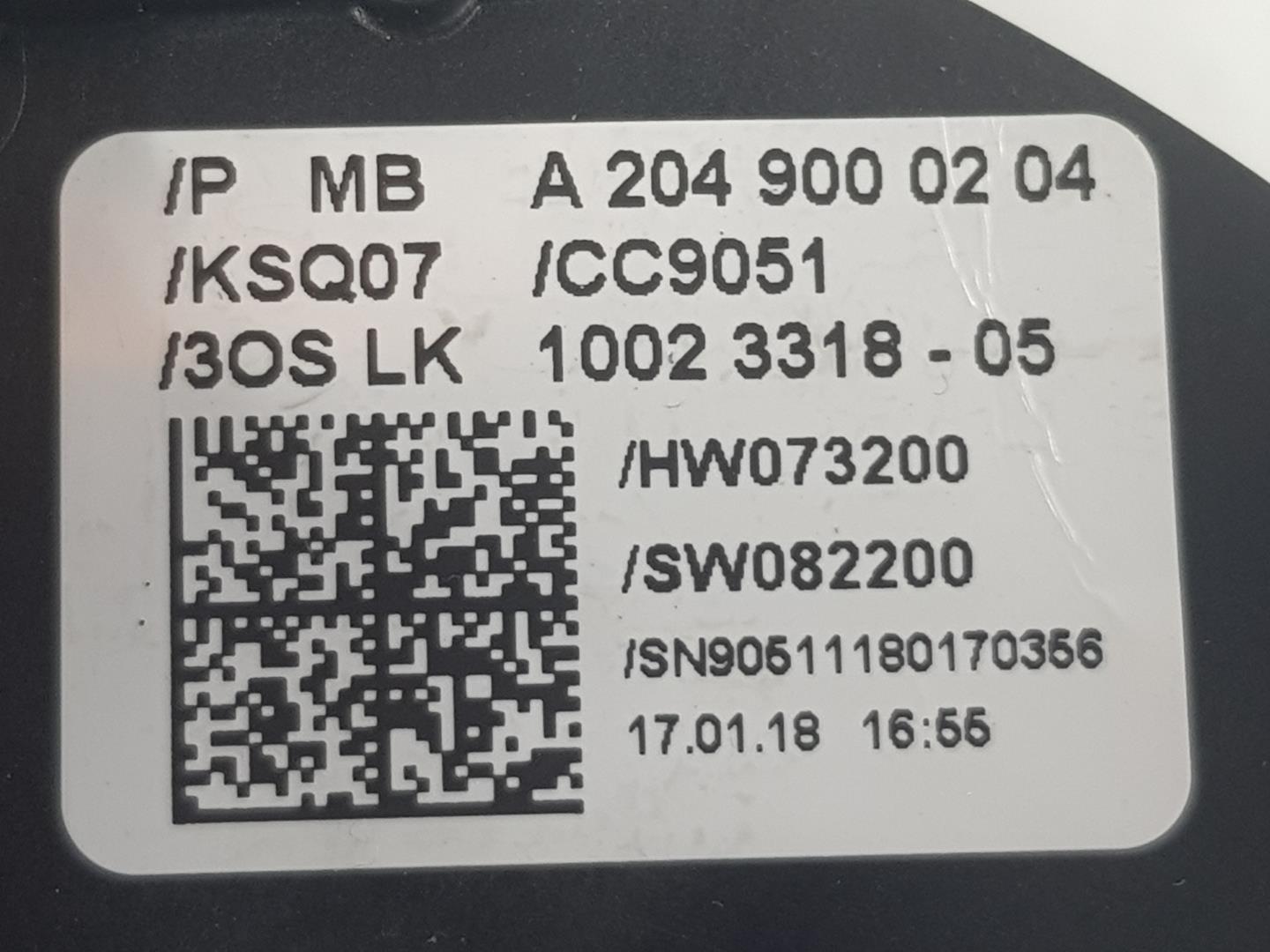 MERCEDES-BENZ GLK-Class X204 (2008-2015) Ohjauspyörän painikkeet/kytkimet A2049000204,A2049000204 19830241