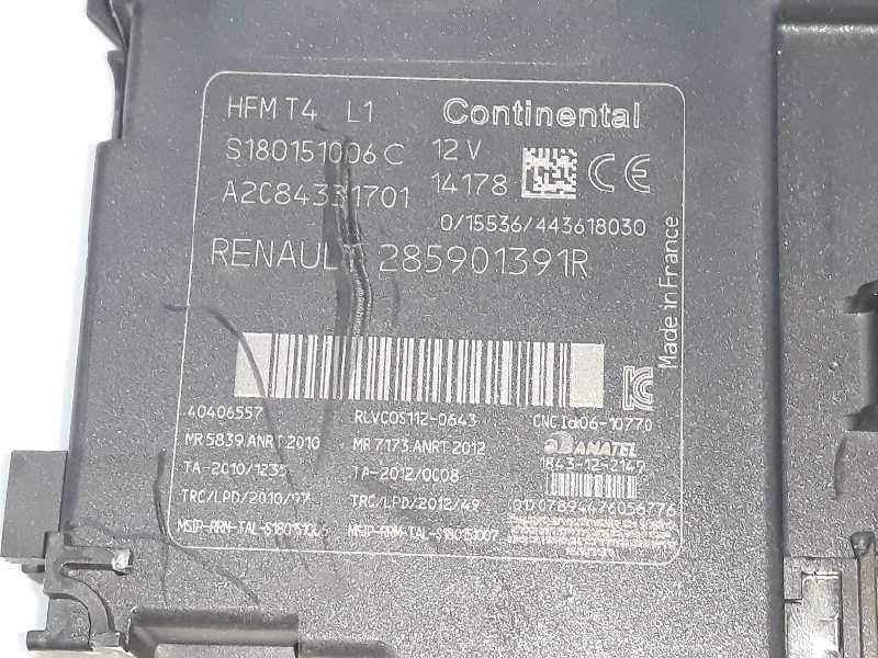 RENAULT Clio 3 generation (2005-2012) Užvedimo spynelė 285902598R,285901391R 19664955