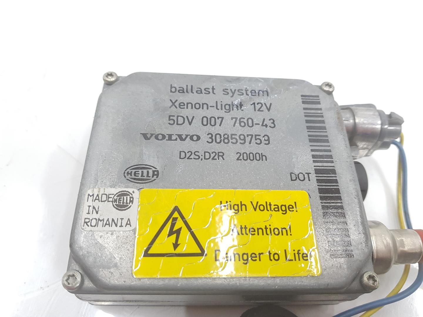 VOLVO S40 1 generation (1996-2004) Xenon Light Control Unit 5DV00776043, 30859759, 1141CB 23752416