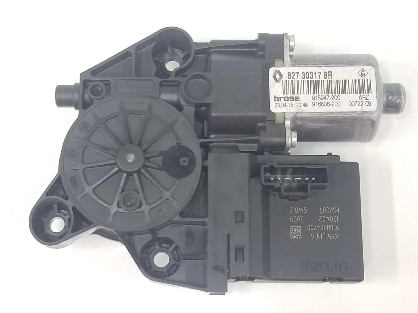 RENAULT Scenic 3 generation (2009-2015) Rear Right Door Window Control Motor 827303178R, 827303178R, SOLOMOTOR 19891300