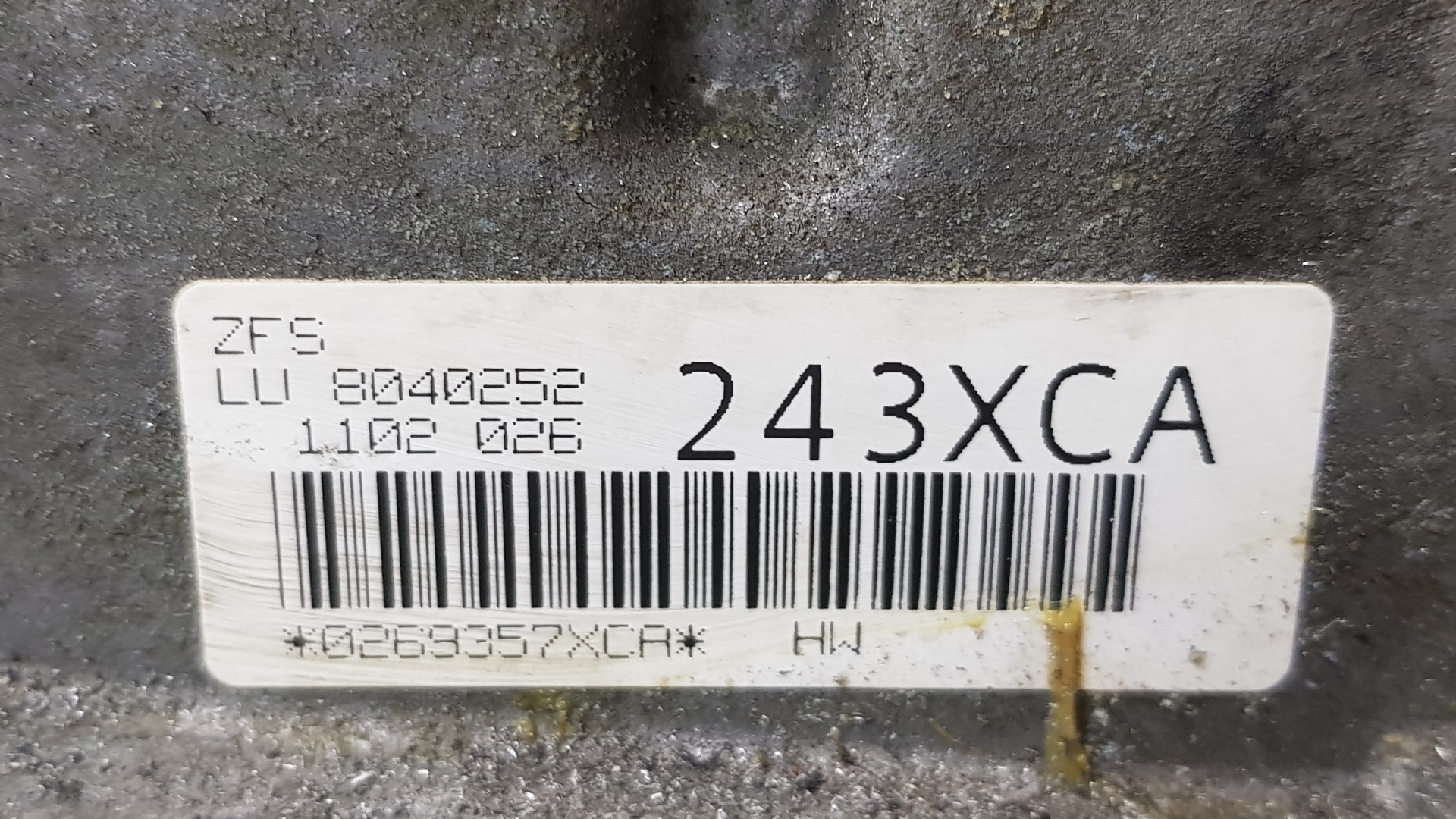 BMW X5 M F85 (2014-2018) Greičių dėžė (pavarų dėžė) 24008040252, 8040252 21077182