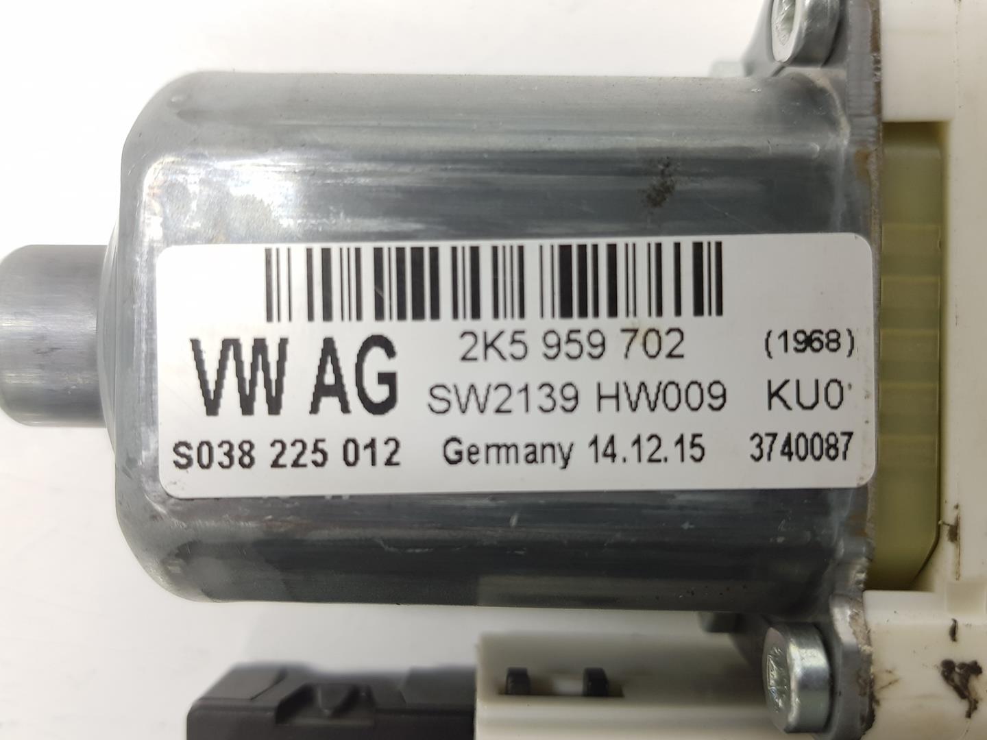 VOLKSWAGEN Caddy 4 generation (2015-2020) Främre höger dörr Fönsterkontrollmotor 2K5959702, 2K5959702A 25327946