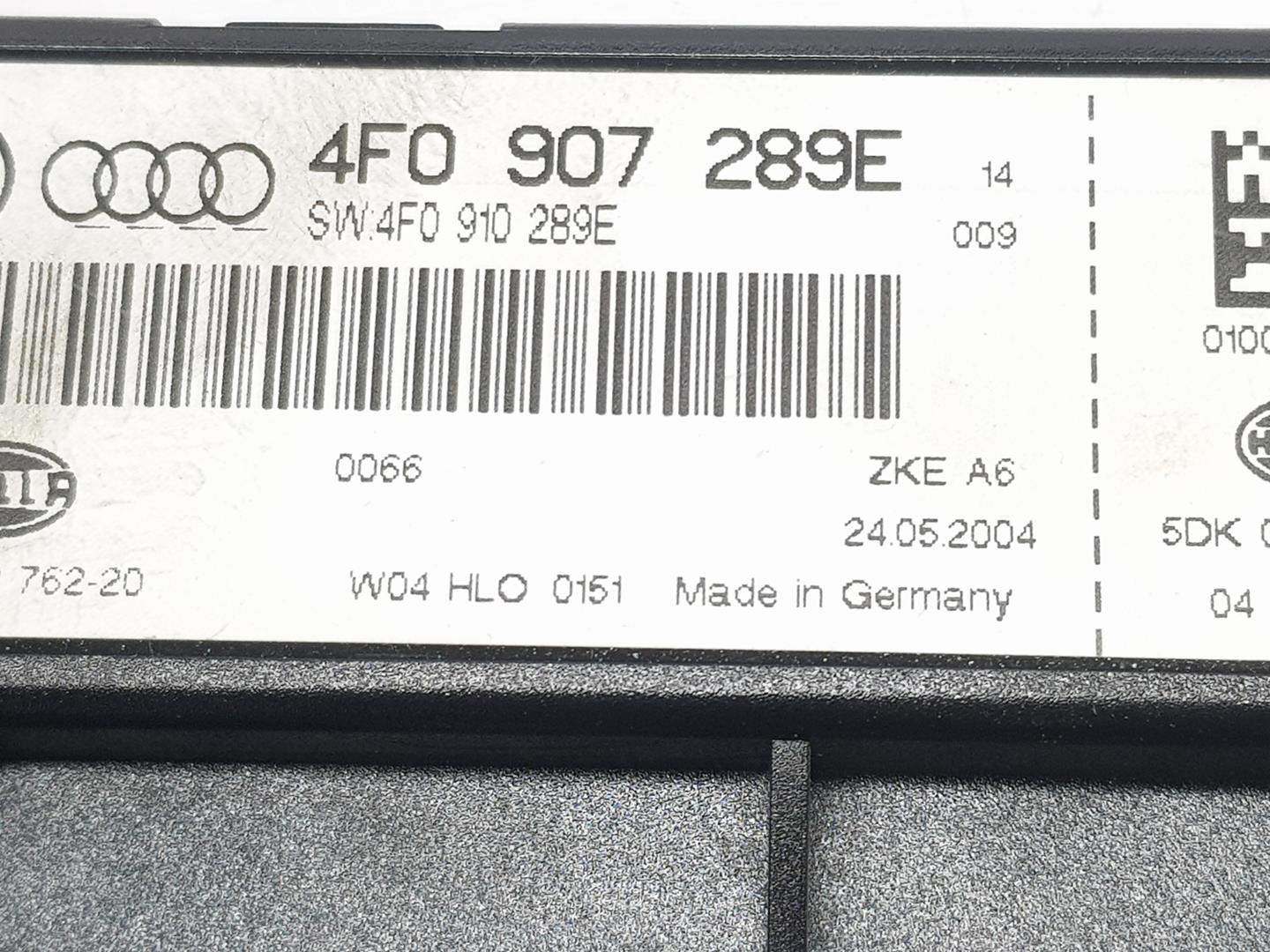 AUDI A6 C6/4F (2004-2011) Другие блоки управления 4F0907289E, 4F0907289E 24233714