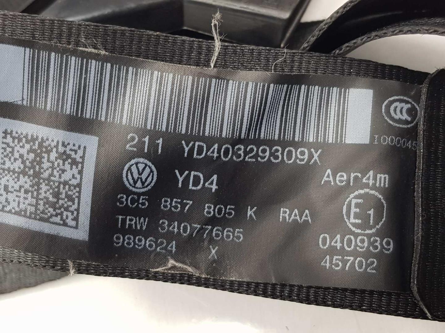 VOLKSWAGEN Passat B6 (2005-2010) Galinis kairys saugos diržas 3C5857805K, 3C5857806K 19644413