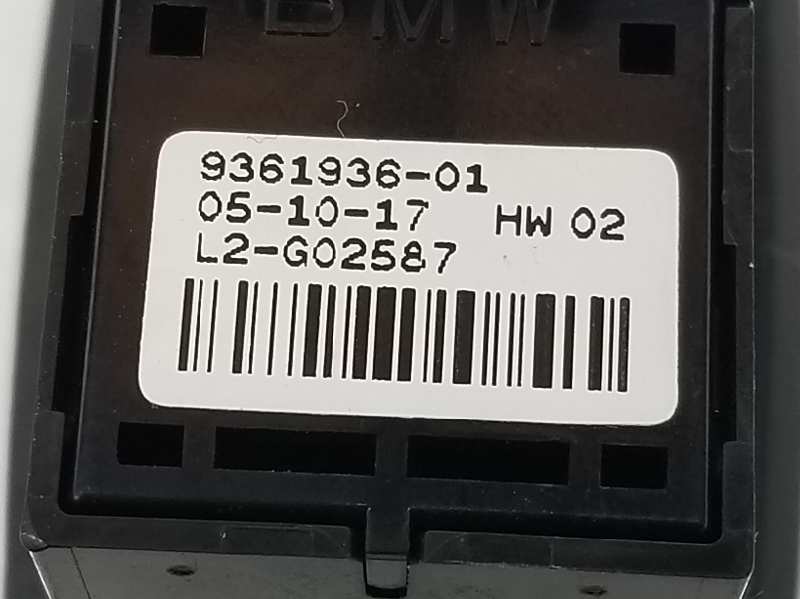 BMW 3 Series F30/F31 (2011-2020) Кнопка стеклоподъемника задней правой двери 61319361936-01, 9361936-01, 2222DL 24111854