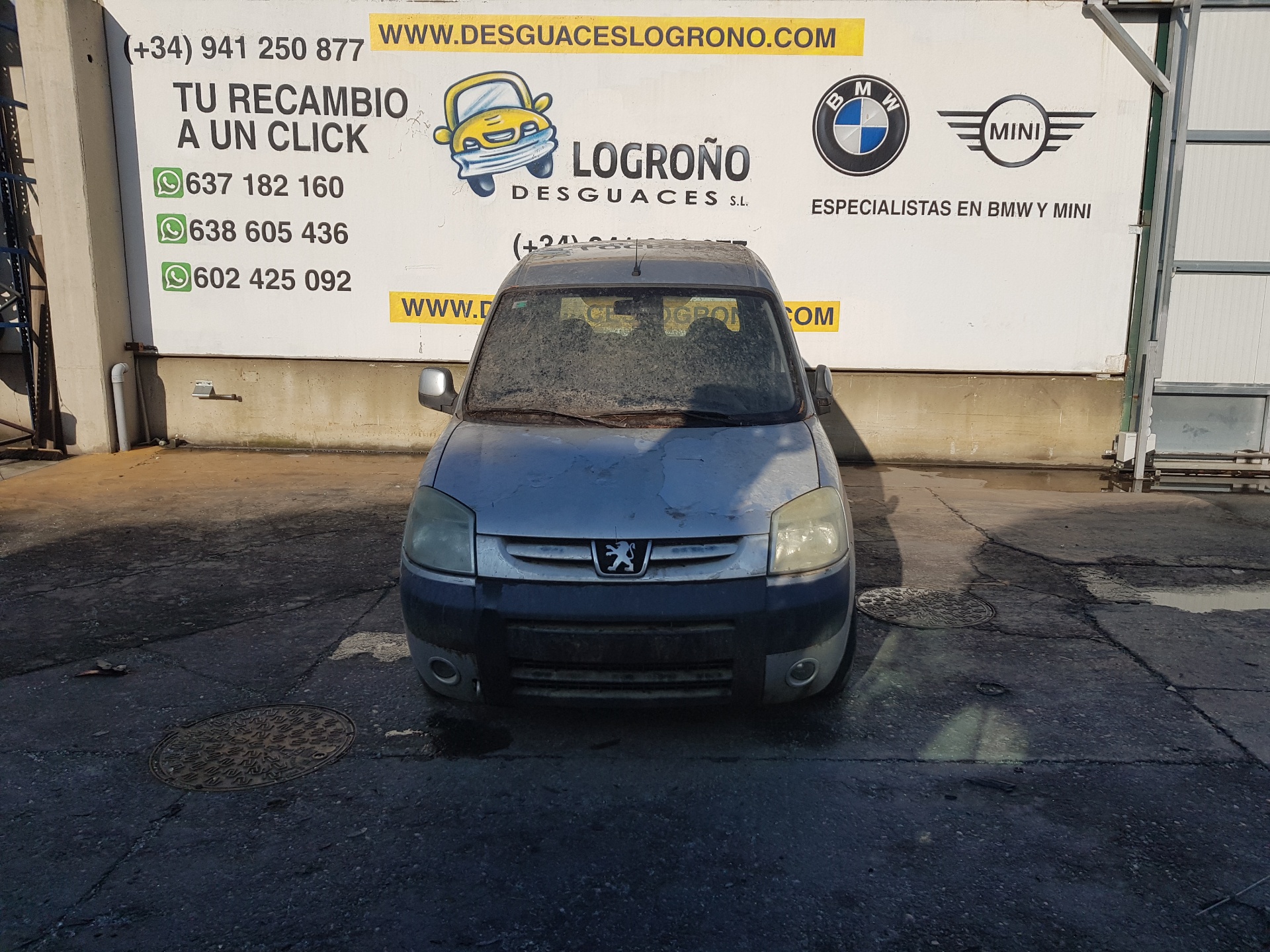 PEUGEOT Partner 1 generation (1996-2012) Дверь передняя левая 9002T9,9002T9,COLORGRIS 20144273