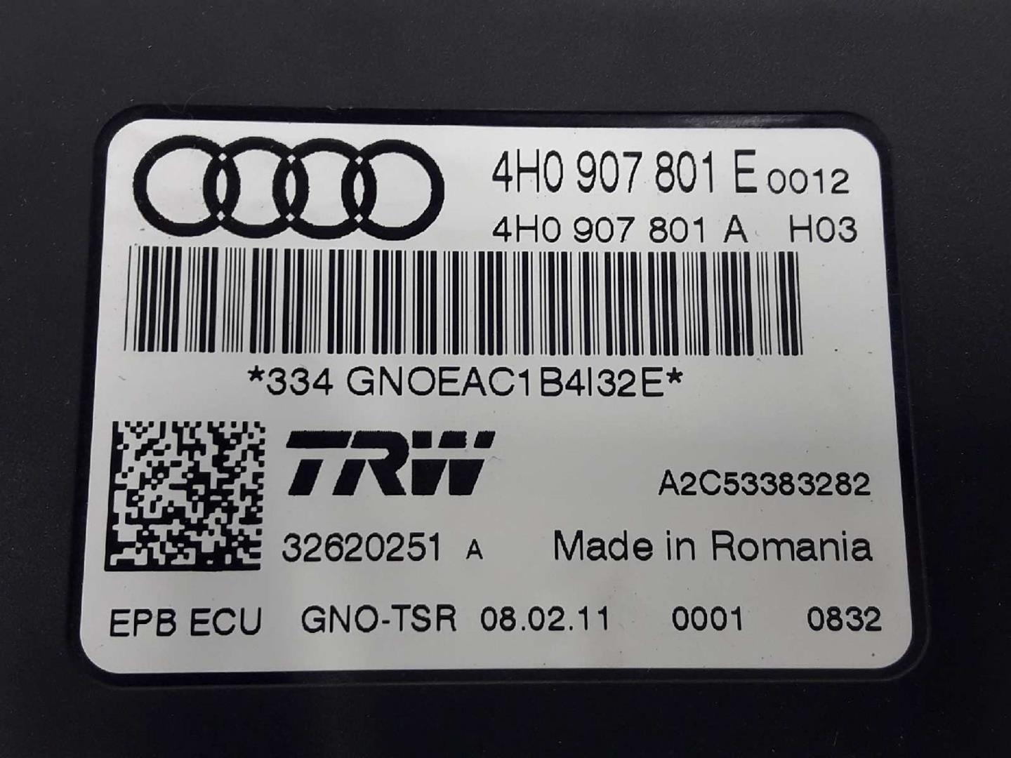 AUDI A7 C7/4G (2010-2020) Другие блоки управления 4H0907801E, 4H0907801E 19709916