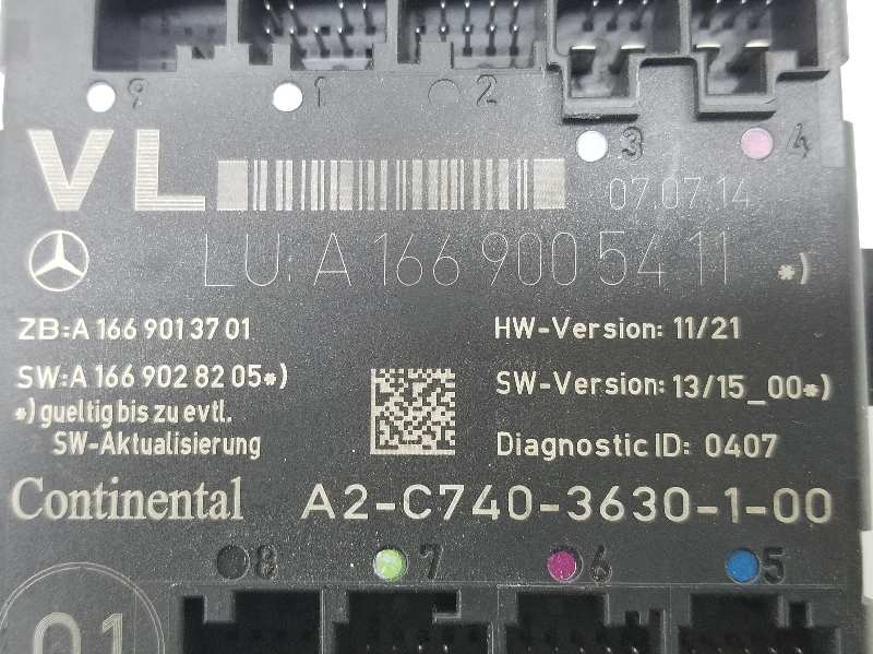 MERCEDES-BENZ GLA-Class X156 (2013-2020) Alte unități de control A1669005711, A1669005711, A2C7403640100 19749489