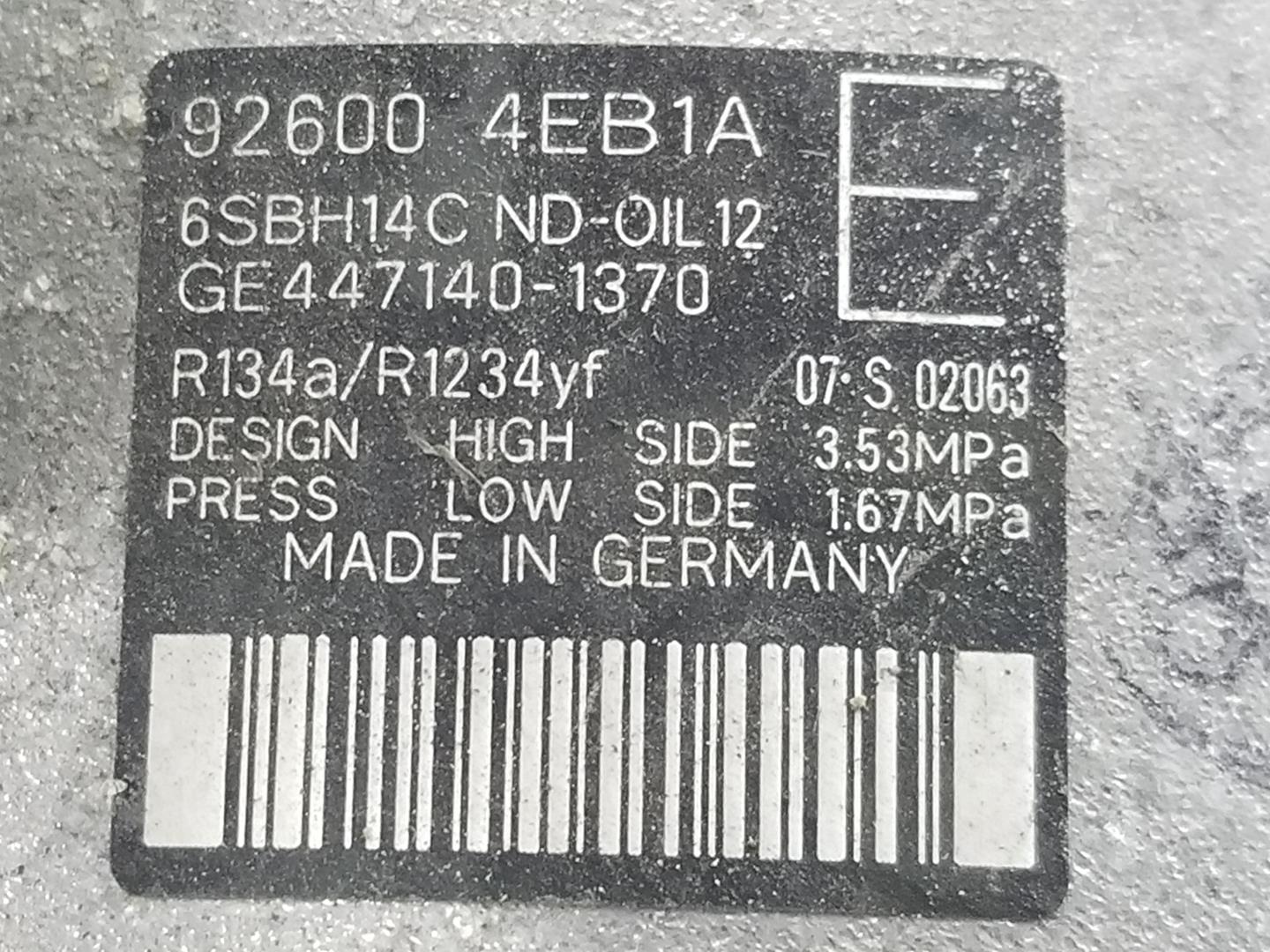 NISSAN Qashqai 2 generation (2013-2023) Air Condition Pump 926004EB1A, 926004EB1A 19763805