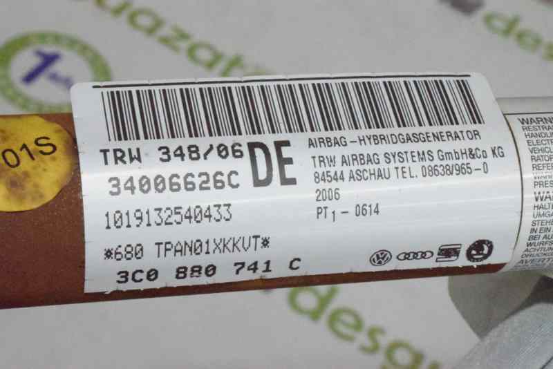 VOLKSWAGEN Passat B6 (2005-2010) Лівий бічний подушка безпеки SRS 3C0880741E,3C0880741C 19557304