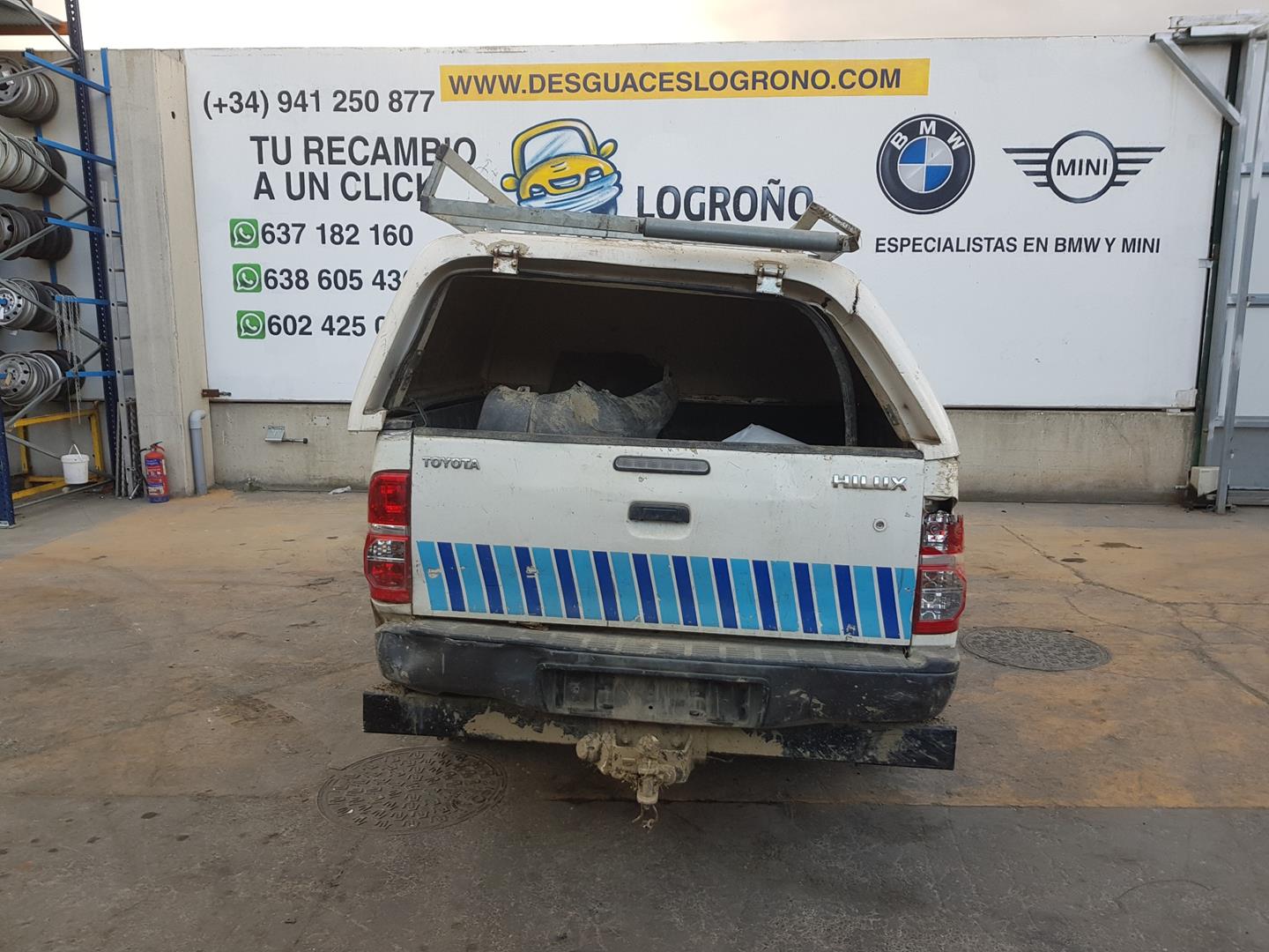 TOYOTA Hilux 7 generation (2005-2015) Bal hátsó ajtó zárja 690600K040, 690600K040 24218772