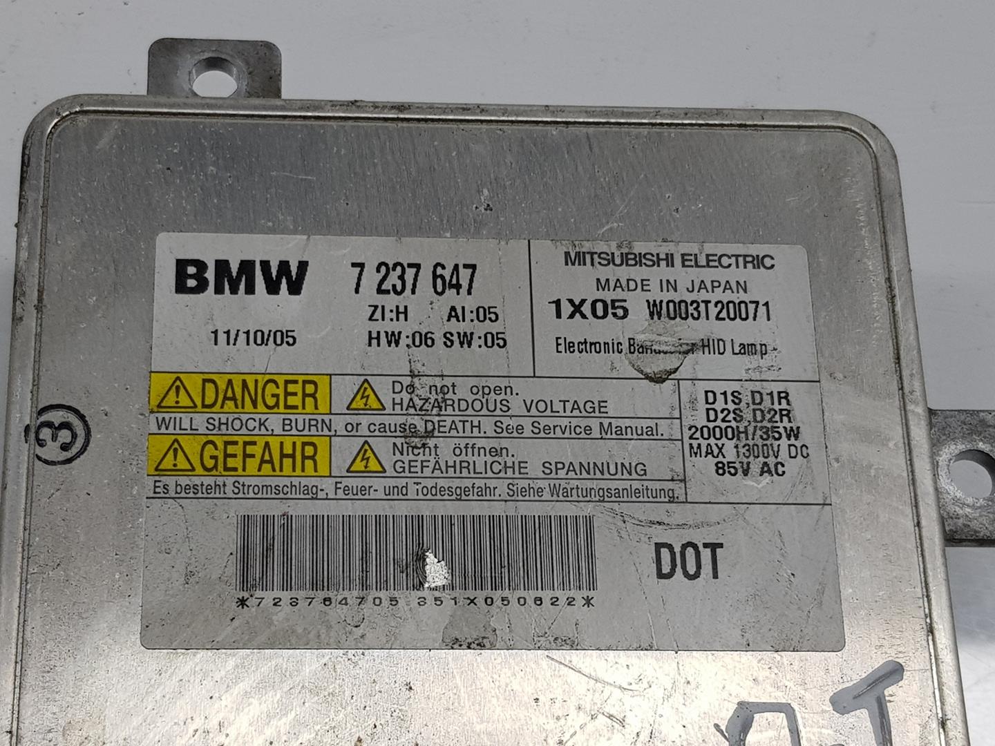 BMW 5 Series F10/F11 (2009-2017) Xenon blokelis 7237647, 63117318327 24245159