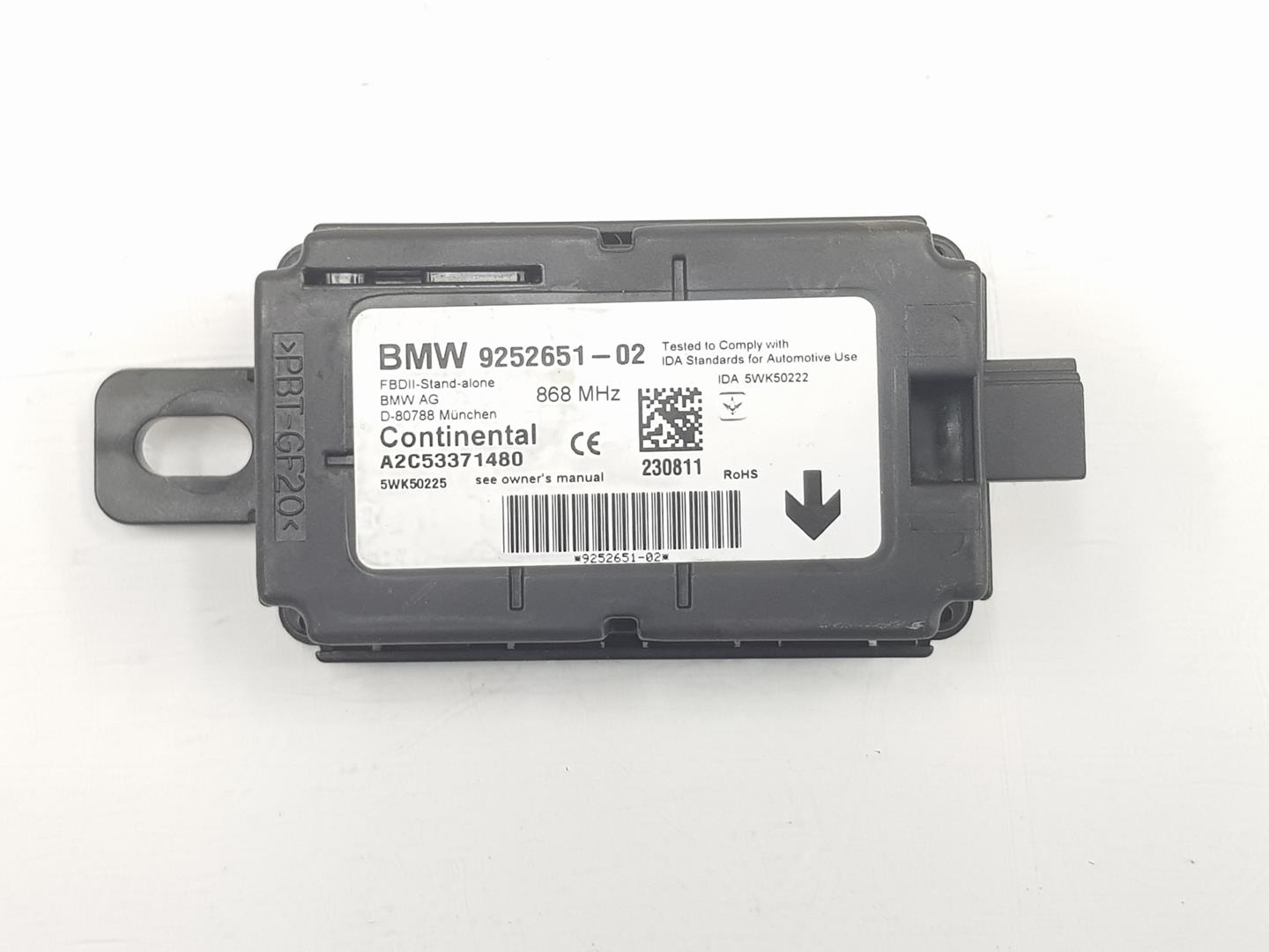 BMW 1 Series F20/F21 (2011-2020) Other Control Units 61319252651, 9252651 19840551