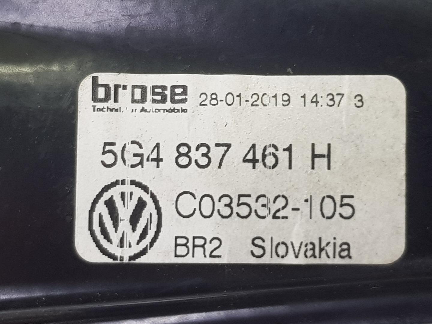 VOLKSWAGEN Golf 7 generation (2012-2024) Стеклоподъемник передней левой двери 5G4837461H,5G4837461H,SINMOTOR 19832157