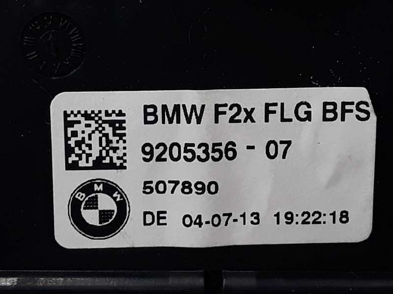 BMW 1 Series F20/F21 (2011-2020) Другие внутренние детали 9205356, 64229205356 19912703