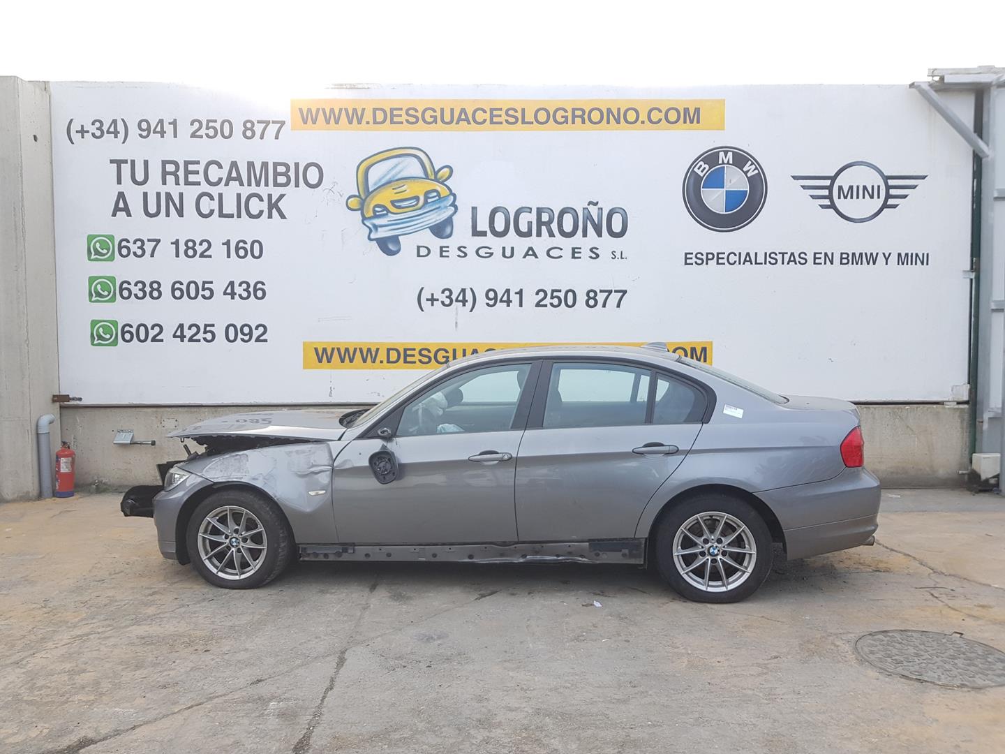 BMW 3 Series E90/E91/E92/E93 (2004-2013) Rear Left Door 41007203647, 41007203647, COLORGRISA52 19784854
