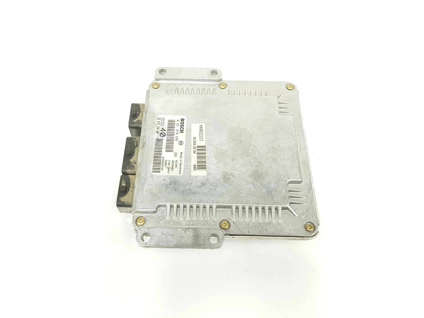 CITROËN C5 1 generation (2001-2008) Engine Control Unit ECU 9647474480,0281010886 19808282