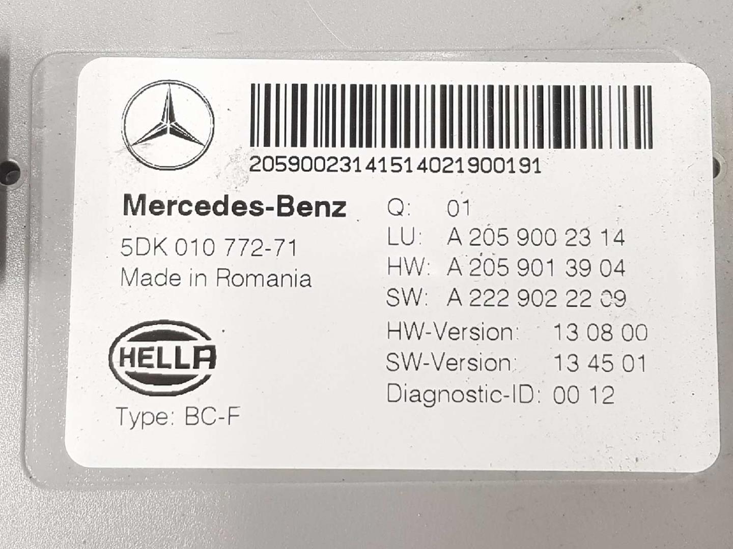 MERCEDES-BENZ C-Class W205/S205/C205 (2014-2023) Другие блоки управления A2059002314, 2059002314 19716284