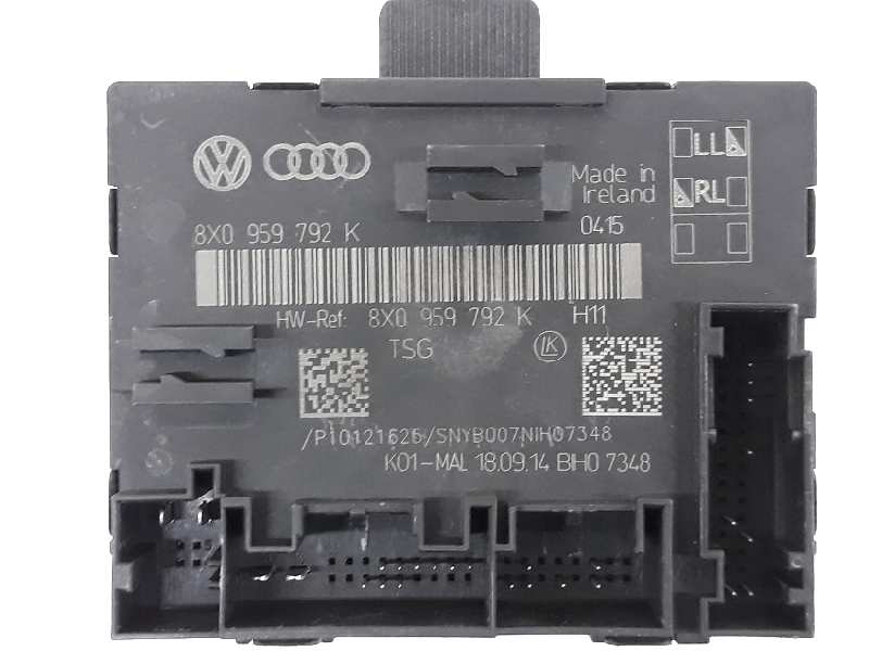 AUDI A1 8X (2010-2020) Citau veidu vadības bloki 8X0959792K, 8X0959792K 19695678