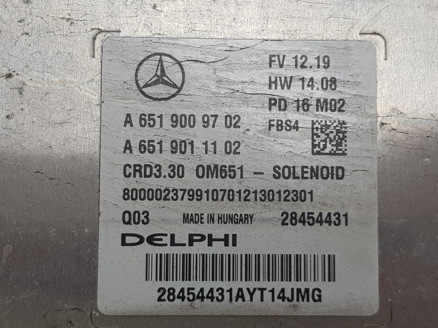 MERCEDES-BENZ CLA-Class C117 (2013-2016) Motorstyrenhet ECU A6519009702, A6519011102 19915432