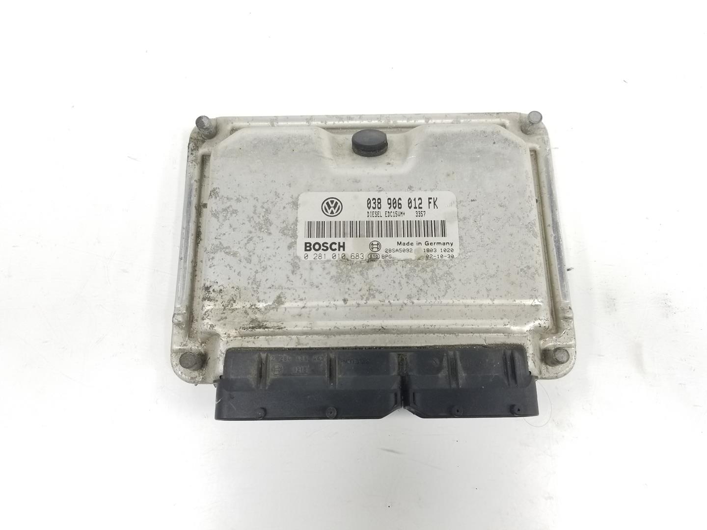 SEAT Leon 1 generation (1999-2005) Engine Control Unit ECU 038906012FK,0281010683 19919710